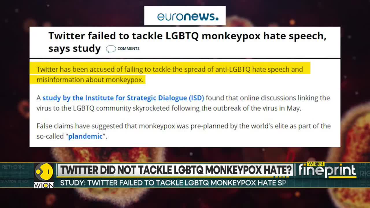 Twitter failed to tackle LGBTQ monkeypox hate speech, says study