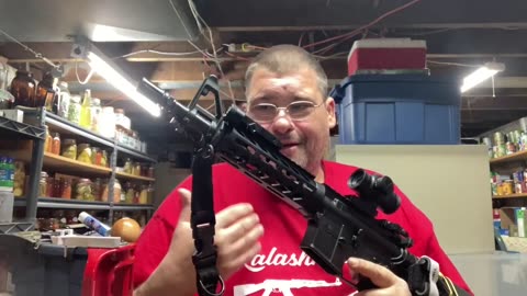 Latest Updates To My AR-15 10.5" SBR - Monstrum 1X Prism Scope