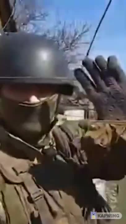 Chechen soldiers still having a good time