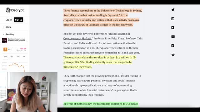 Coinbase has a SERIOUS insider trading problem!!! (BITCOIN IS CRASHING BECAUSE OF THIS)