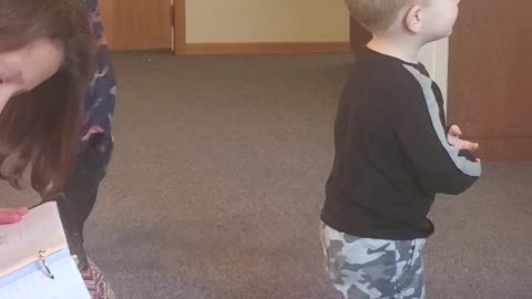 Dancing at church