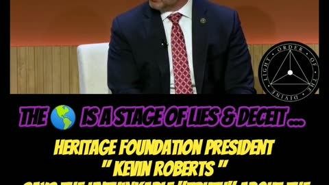 The Heritage Foundation President , puts the elites on BLAST !!!