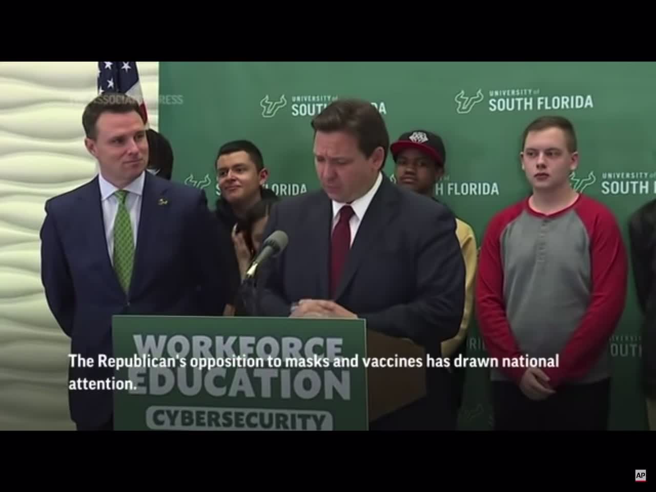 Banned on YouTube Fl Gov Ron DeSantis on face masks “this is ridiculous” please take those off ❤️ #resist