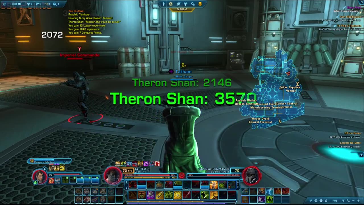 #SWTOR The War on Iokath Male Imperial Agent