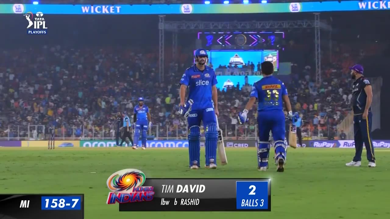 GUJRAT TITANS VS MUMBAI INDIANS SEMI FINALS IPL 2023 HIGHLIGHTS