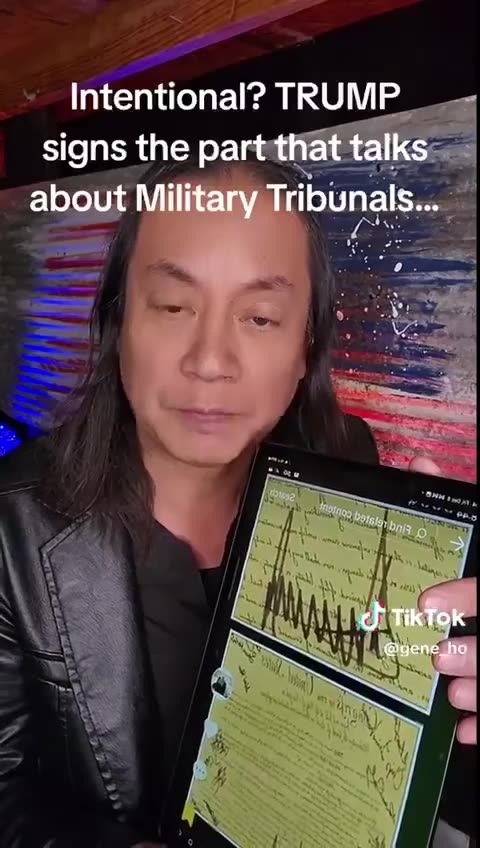 Military Tribunals .. trump