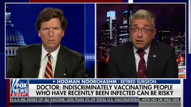 Tucker Carlson interviews doctor on blood clots