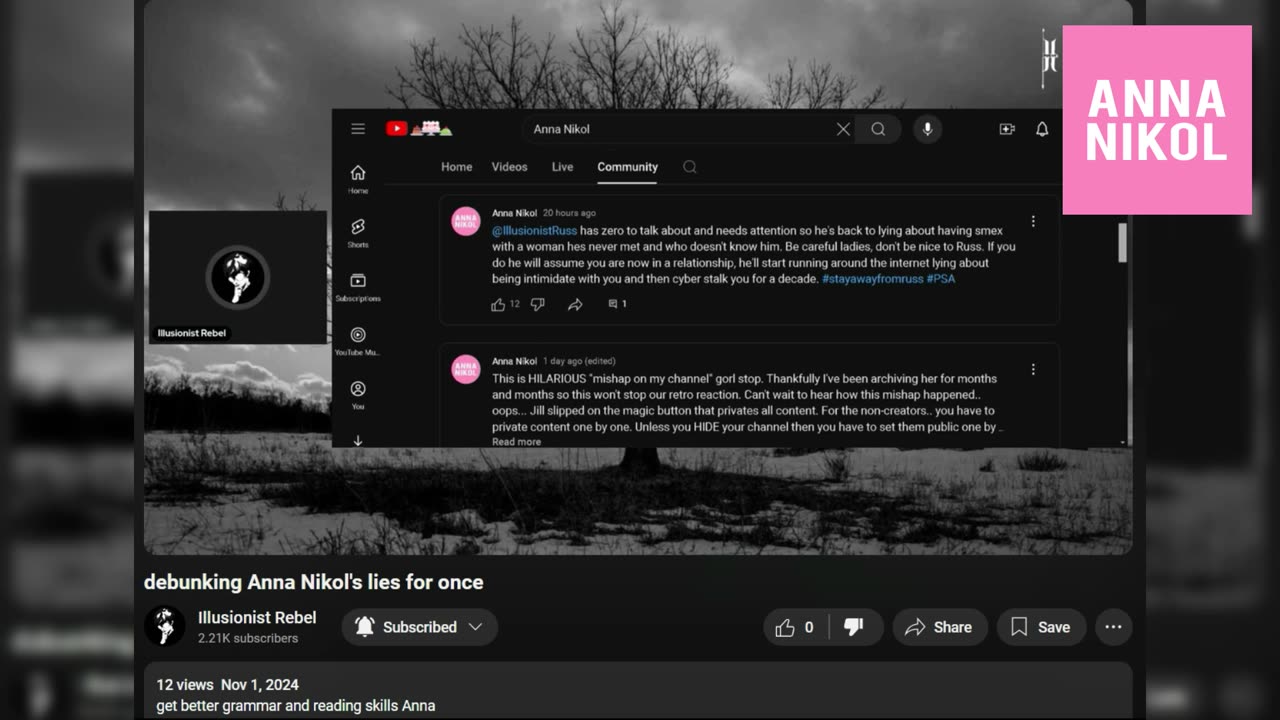 IR 'debunking Anna Nikol's lies for once' - Nov 1st, 2024