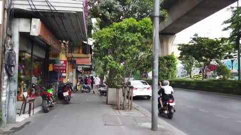 Walking in Bangkok Thailand