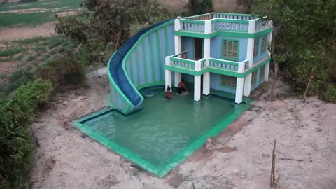 Mud Villa And Design Water Slide