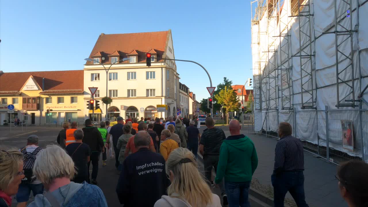 Demmin - Vorbereitung und Aufzug 01-09-2022