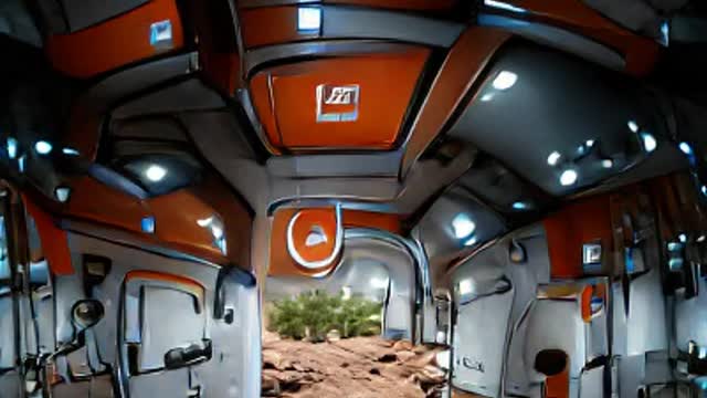 AI draws "Mars Colonization"