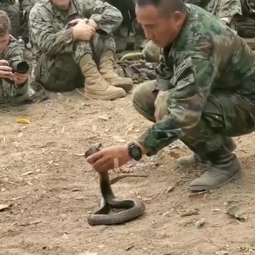 This man is a real life snake charmer