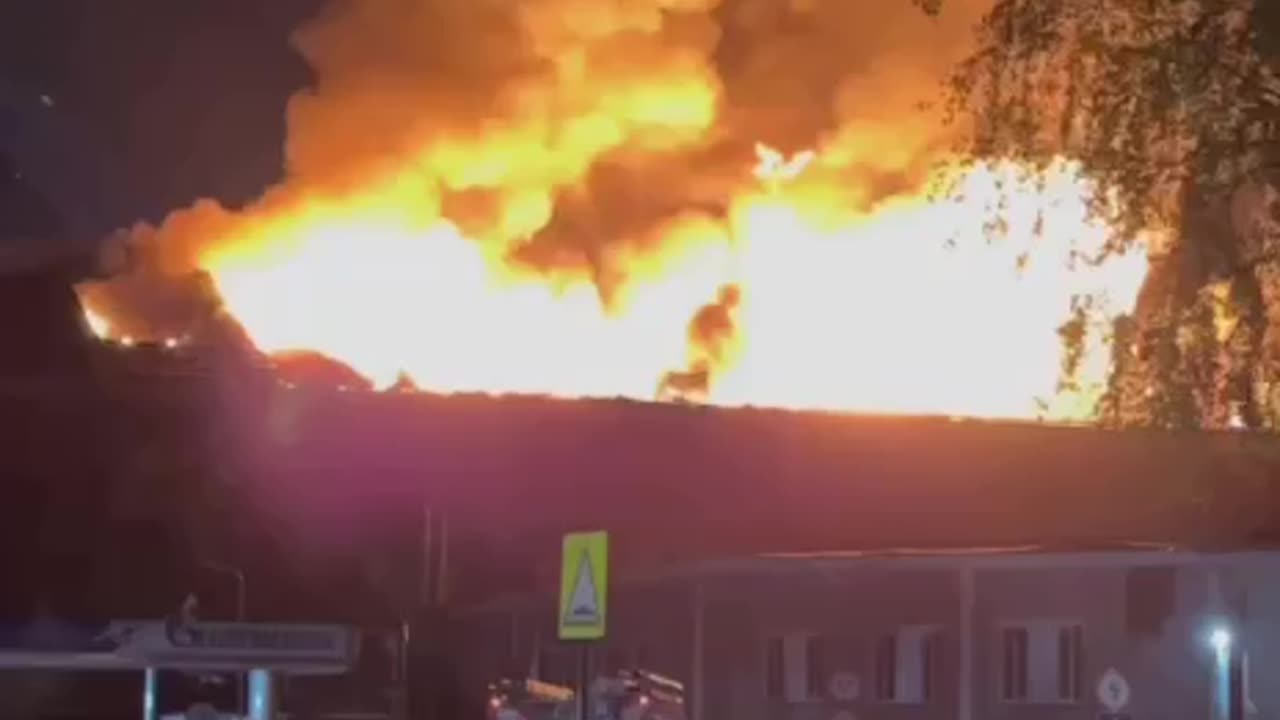 Small Fire at a Moscow Garment Factory