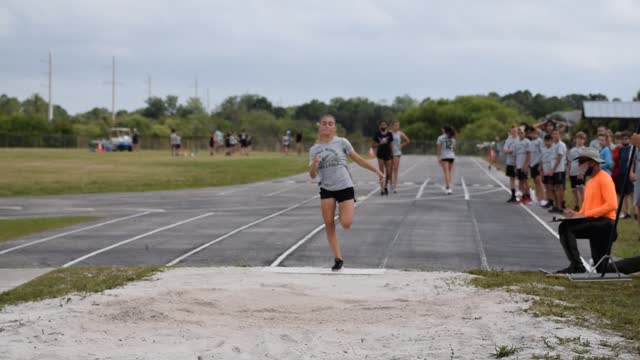 Paige's 13'7" Long Jump