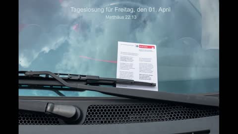 Tageslosung für Freitag, den 01. April
