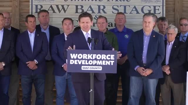 Florida Gov. Ron DeSantis Touts Workforce Education Investments