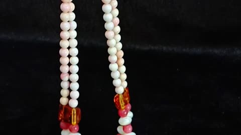 Natural turquoise Princess spiny oyster Rhodonite amber sakura onyx Vintage Style Jewelry06