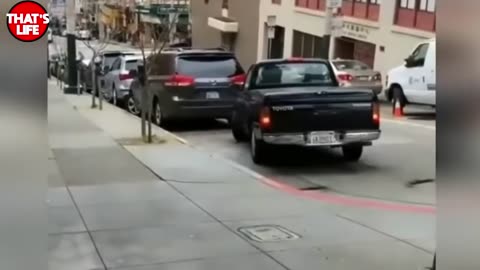 Women car driving fails