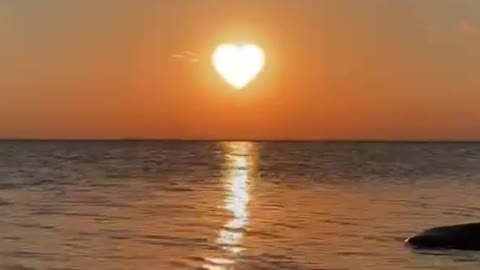 Love warms all things in the world and stays for sunset glow along the way