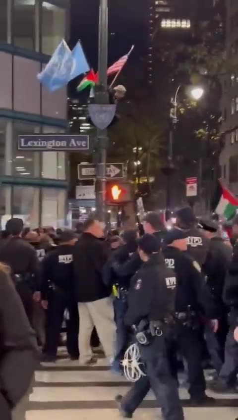 Islamist Tears Down Veterans' Display in NY in Front of Police