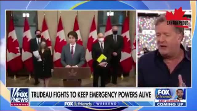 Watch Piers Morgan CALL OUT Trudeau's woke authoritarianism. 🔥