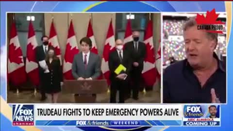 Watch Piers Morgan CALL OUT Trudeau's woke authoritarianism. 🔥