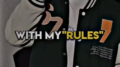 My Life My Rules 👈