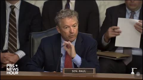Rand Paul destroys Dr. Fauci using his own words.