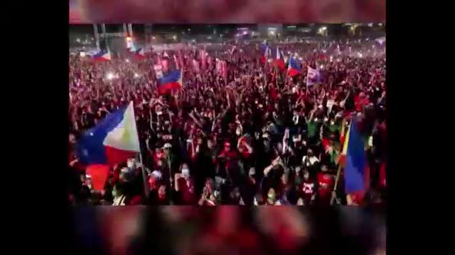 Philippine presidential candidate Marcos declares victory