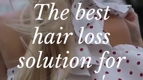 Hair loss solution is available now 🙈