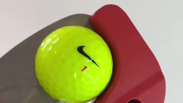 Who knew cutting golf balls in half was so satisfying 😍🤤⛳️