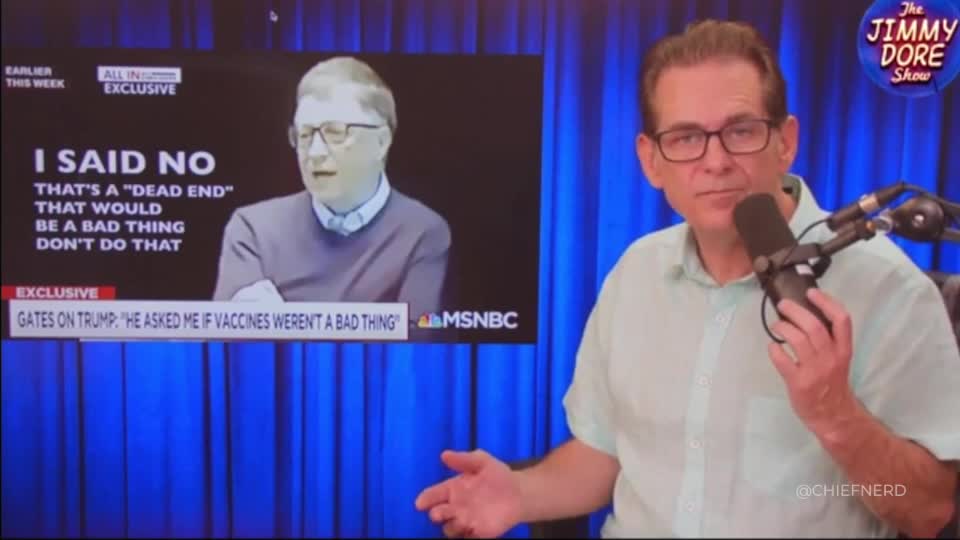 Jimmy Dore Trashes Bill Gates After an Old Video Starts Trending on Twitter Yesterday