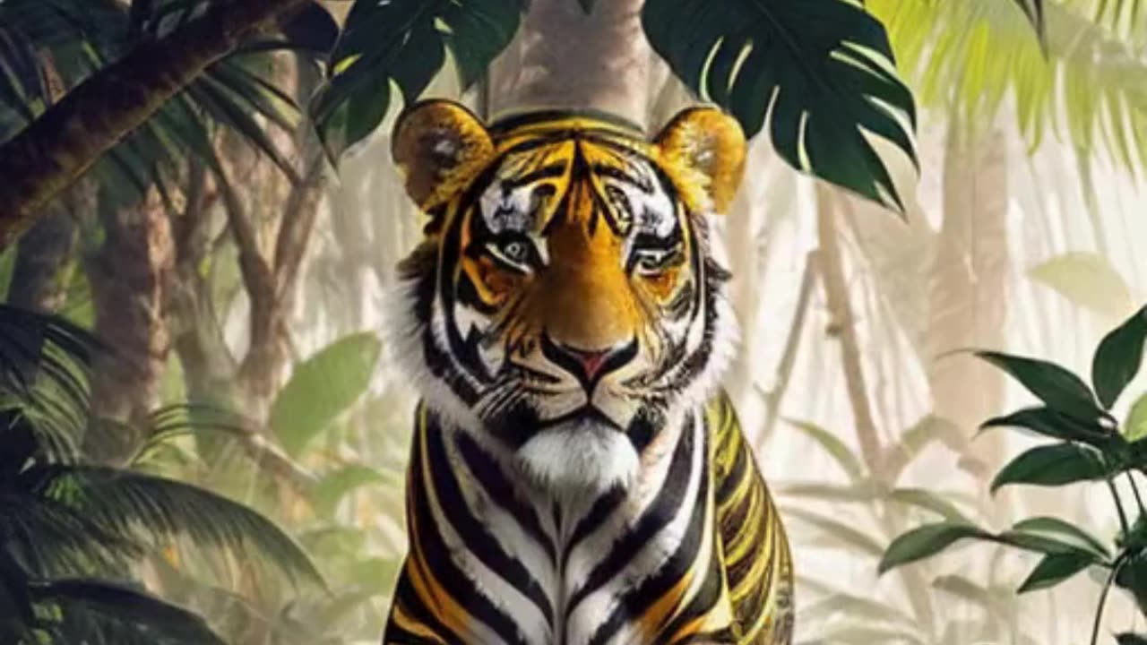 Tiger Cat ai short video