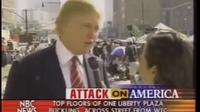 Donald Trump interview 2 days after 9:11 at ground zero