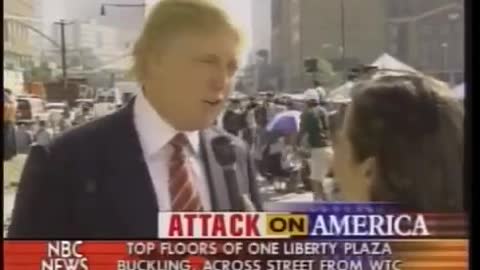 Donald Trump interview 2 days after 9:11 at ground zero