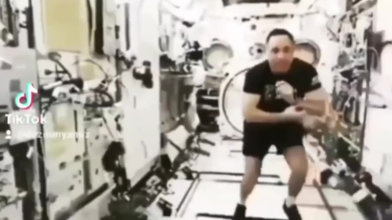 AstroNOT's Head Goes Through the FAKE I.S.S. 😶‍🌫️