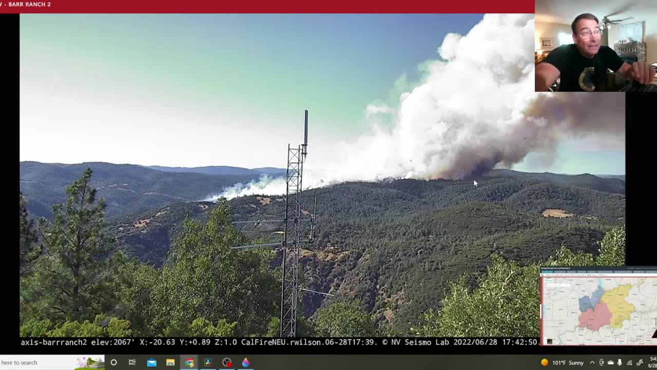 Rices Fire Nevada County, CA Live Feed 28 Jun 2022