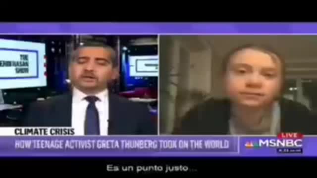 Greta "there's NO Climate Change BS