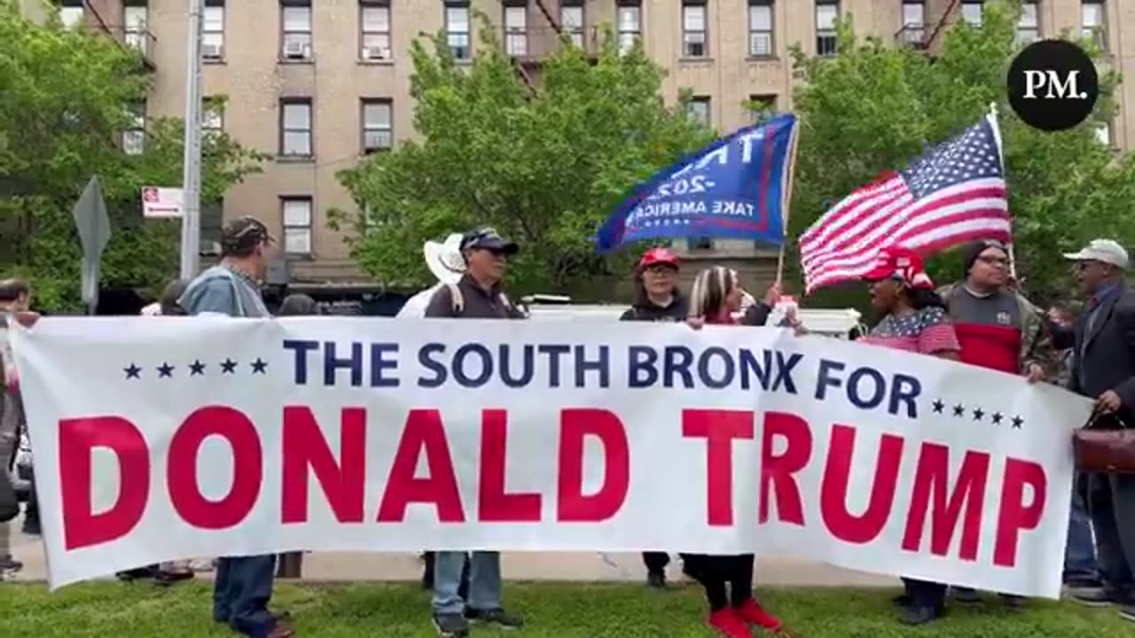 NOW: Black Patriots for Trump rally in the Bronx