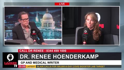 Four people will die from lockdowns for each one that dies of Covid Adults Vaccinated - GP Dr. Renee Hoenderkamp