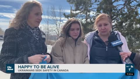 Ukrainian refugee seeks safety in Calgary