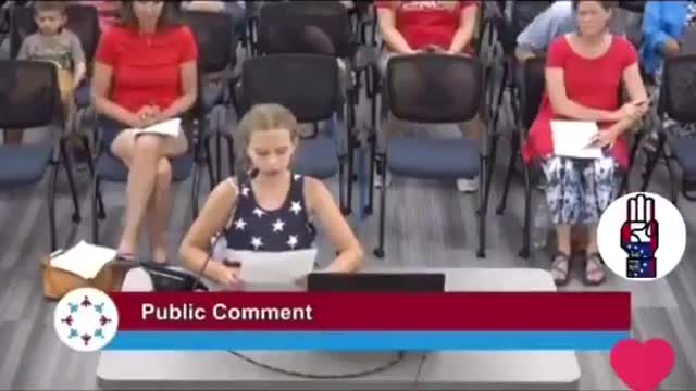 9-Year-Old Girl DESTROYS School Board Over BLM Posters