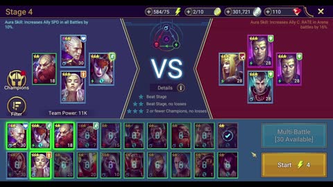 Raid Shadow Legends: Day 2 FTP account