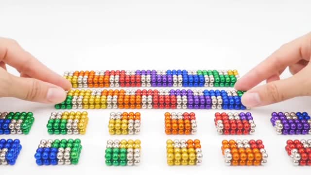 Satisfying Video Build SAFEST Castle On The River From Magnetic Balls