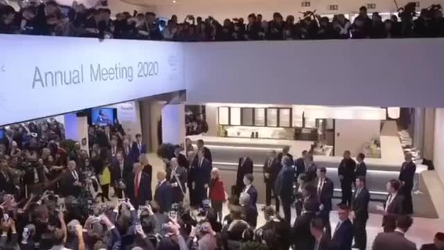 Trump at the WEF in 2020