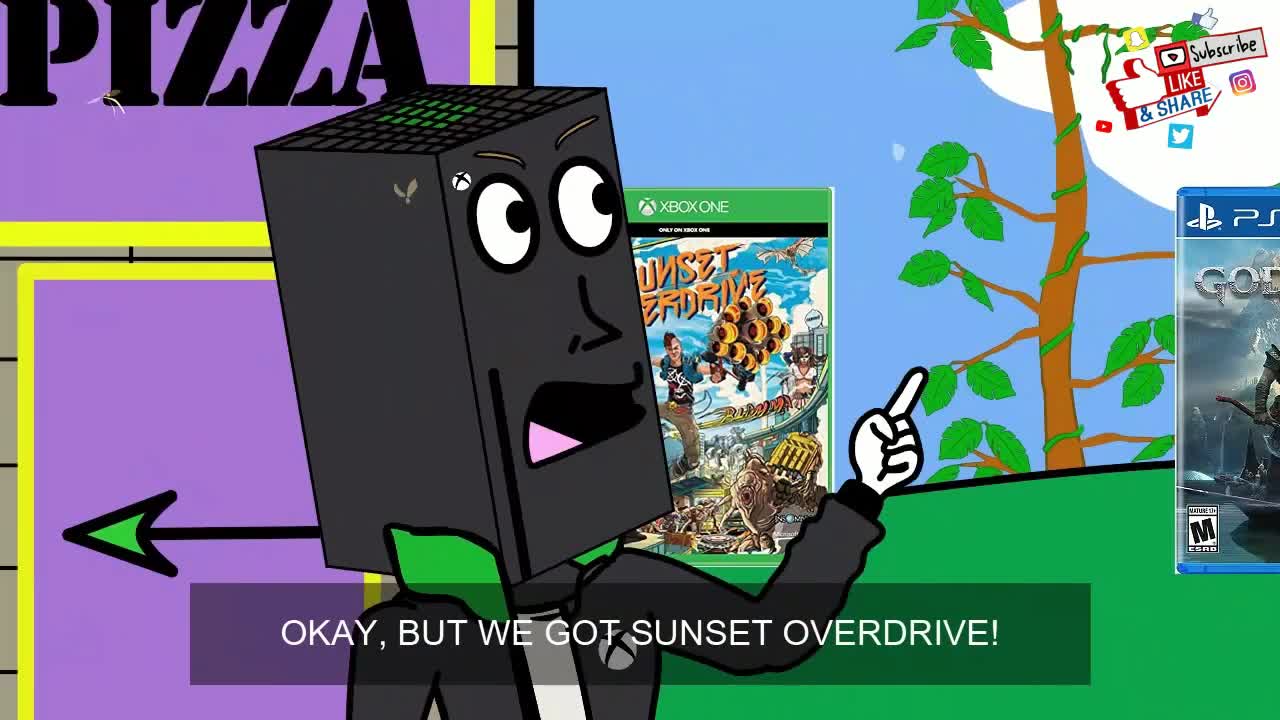 When PS5 Argues with XBOX SERIES X (Cartoon Short)