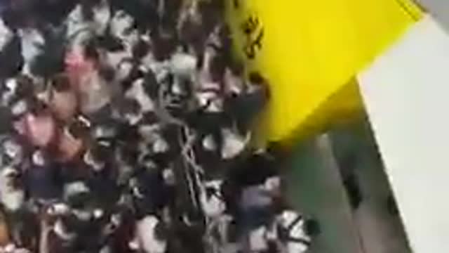 Insanity in China because of the communist regime, people locked in a mall