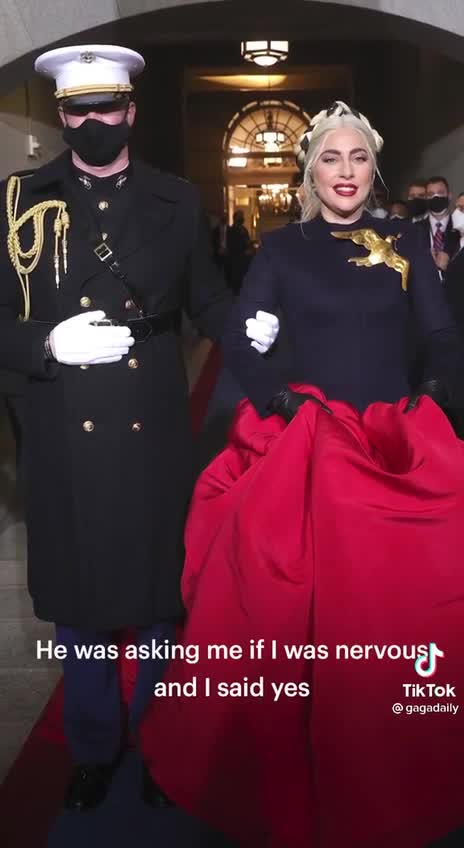 I wonder WHY Lady Gaga Wore a BULLET PROOF DRESS at Biden's Inauguration