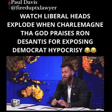 Liberal heads explose when Charlemagne Tha God praises Ron Desantis